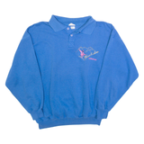 JUNGFRAU REGION Mens Sweatshirt Blue Collared M