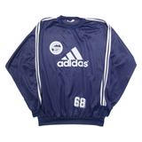 ADIDAS Cotzwil 68 Mens Sweatshirt Blue Crew Neck L