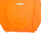 TEAM ORION Mens Sweatshirt Orange Crew Neck XL