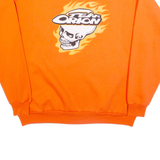 TEAM ORION Mens Sweatshirt Orange Crew Neck XL
