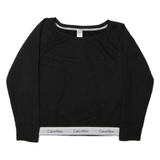 CALVIN KLEIN Sleepwear Womens Sweatshirt Black L