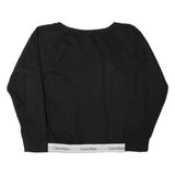 CALVIN KLEIN Sleepwear Womens Sweatshirt Black L