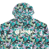 ELLESSE Camouflage Womens Green Hoodie XL