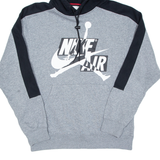 AIR JORDAN Mens Grey Hoodie XS