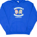 GILDAN Mens Blue Hoodie L