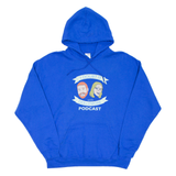 GILDAN Mens Blue Hoodie L