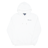 CHAMPION Mens White Hoodie M