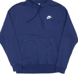 NIKE Mens Blue Hoodie S