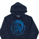 DIESEL Mens Blue Hoodie S