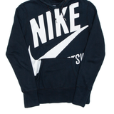 NIKE Mens Blue Hoodie XS
