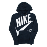 NIKE Mens Blue Hoodie XS