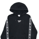 REEBOK Mens Black Hoodie S