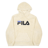 FILA Fleece Womens Beige Hoodie XL