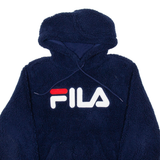 FILA Fleece Womens Blue Hoodie M
