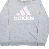 ADIDAS Womens Grey Hoodie L