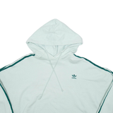 ADIDAS Cropped Womens Green Hoodie UK 10