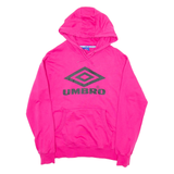 UMBRO Womens Pink Hoodie M