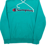 CHAMPION Mens Blue Hoodie S