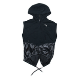 PUMA Sleeveless Womens Black Hoodie Full Zip XS