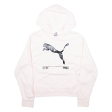 PUMA Womens Pink Hoodie L