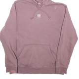 ADIDAS Womens Maroon Hoodie UK 12