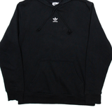 ADIDAS Womens Black Hoodie UK 14