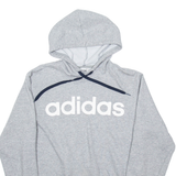 ADIDAS Mens Grey Hoodie S