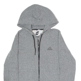 ADIDAS Womens Grey Hoodie Full Zip M