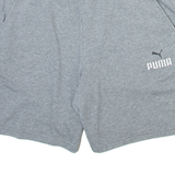 PUMA Mens Sports Shorts Grey Relaxed L W36