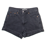 LEVI'S Womens Denim Shorts Grey S W28