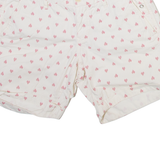 TOMMY HILFIGER Womens Casual Shorts Cream Spotted S W28