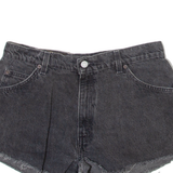 LEVI'S Orange Tab Womens Denim Shorts Grey 90s M W30