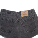 LEVI'S Orange Tab Womens Denim Shorts Grey 90s M W30