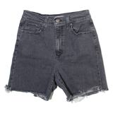 LEVI'S Womens Denim Shorts Grey XS W26