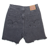 LEVI'S Womens Denim Shorts Grey XS W26