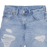 LEVI'S 511 Womens Denim Shorts Blue Slim M W29