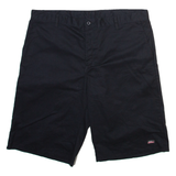 DICKIES Mens Workwear Shorts Black Relaxed XL W40