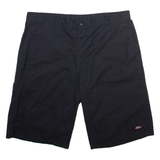 DICKIES Mens Workwear Shorts Black Relaxed XL W40