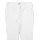 TOMMY HILFIGER Three Quarters Womens Casual Shorts White Slim M W30