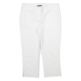 TOMMY HILFIGER Three Quarters Womens Casual Shorts White Slim M W30
