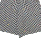 NORTON MCNAUGHTON Womens Casual Shorts White Relaxed Houndstooth XS W25