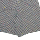NORTON MCNAUGHTON Womens Casual Shorts White Relaxed Houndstooth XS W25