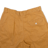 RAFAELLA Womens Casual Shorts Orange Relaxed S W28