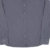 LEVI'S Mens Shirt Black Check Long Sleeve L