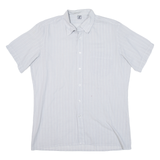 GF Mens Shirt Grey Striped M