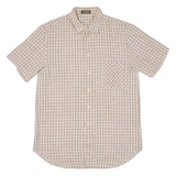 EUROMAN Mens Shirt Brown Check M