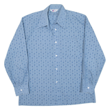 CONVAIR Mens Shirt Blue Spotted Long Sleeve L