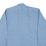 CONVAIR Mens Shirt Blue Spotted Long Sleeve L
