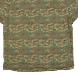 GUESS Mens Shirt Green Camouflage M