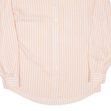 Mens Shirt Pink Striped Long Sleeve M